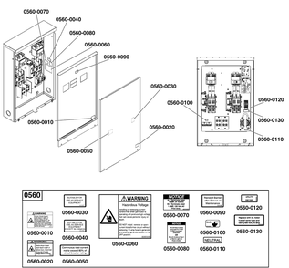 Decals Group - Ats Warning (Used Before Serial No. 1023387309) Diagram and Parts List for 040623-00  Briggs and Stratton Generator